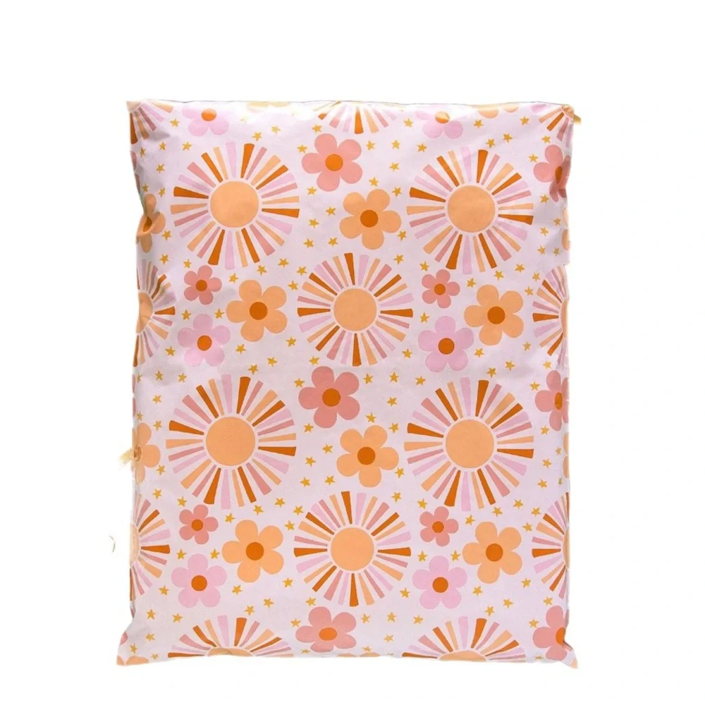 Set of 10 Sunshine Self Sealing Poly Mailers